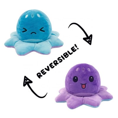 wholesale ocean park stuffed octopus toy reversible plush octopus