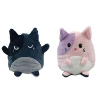 Custom Stuffed Baby Flip Soft Toy Reversible Plush Funny Cat Toys