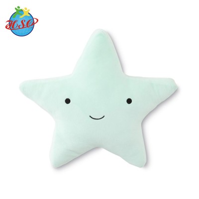 Plush kids toy soft star pillow for children