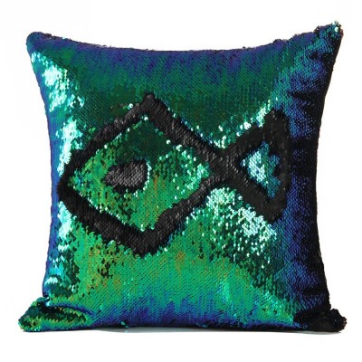 Fashion Sequin Pillow Decorative Cushion Covers Car Seat Cushion Mermaid Sequin Cushion